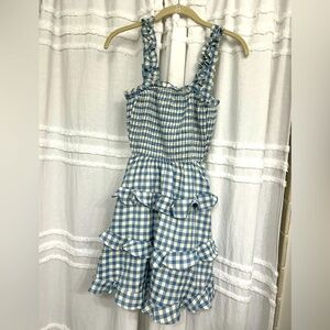 Hazel Boutique Size Small Blue/Grey Dress